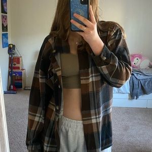 Brown Button Up Flannel